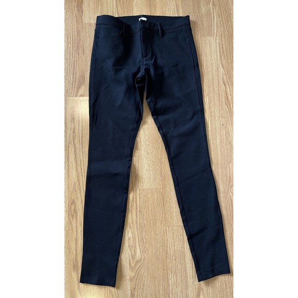 J Crew Black Skinny Mid Rise Stretch Pants Size 4 - Picture 1 of 8